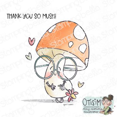 Stamping Bella Stempel - Mushroom with Flower